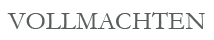 Vollmacht