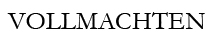 Vollmacht